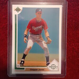 Chipper Jones – 1991 Upper Deck Top Prospect – Card No. 55 (Baseball Card)